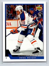 1993-94 Upper Deck - Doug Weight #442 Edmonton Oilers Hockey Card
