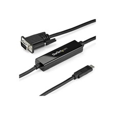 Startech CDP2VGAMM1MB 3FT USB C TO VGA CABLE ADAPTER USB TYPE C TO VGA CONVERTER