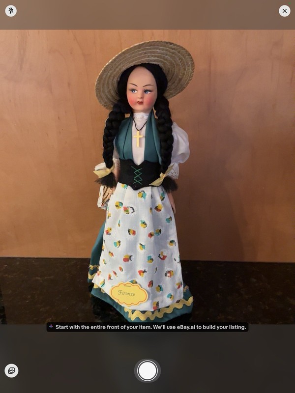 Vintage Eros Italian Firenze Doll