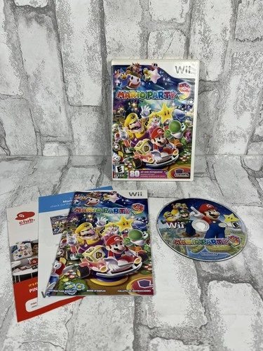 Mario Party 9 (Nintendo Wii, 2012) Complete with Manual Tested CIB Working