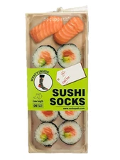 Sockopath Sushi Crew Socks Men’s Sz 8-12 Women’s Sz. 9-14 One Size