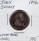 Italy Sicily 12 Tari 1796 - Circ Light Bend