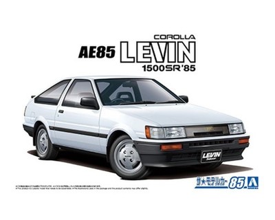 Aoshima 05968 1/24 MC#85 Toyota AE85 Corolla Levin 1500SR '85