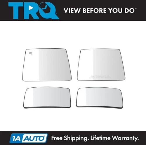 TRQ Mirror Glass Set Fits 2013-2014 Ford F-150