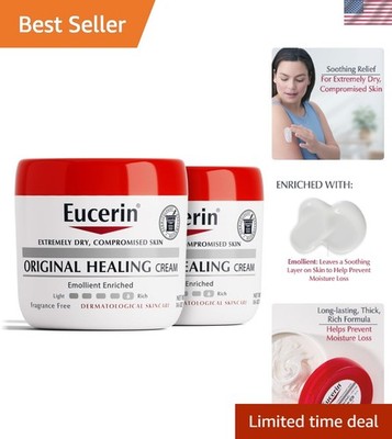 Healing Cream - Unscented Body Moisturizer for Extremely Dry Skin