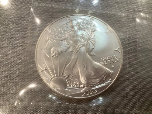 2023 - 1 Oz American Silver Eagle One Dollar Coin BU