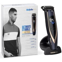 BaByliss Super Stubble XTP Beard Trimmer Cordless Waterproof Blue / Rose Gold
