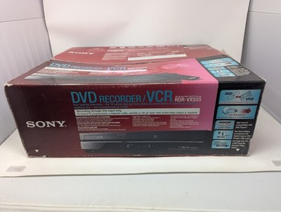 Sony RDR-VX555 DVD Recorder / VCR Combo - New Open Box (Unused / Complete)