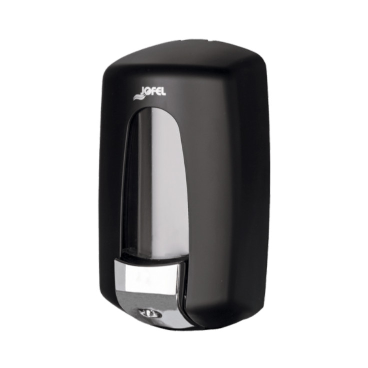Distributeur savon AITANA Noir mat JOFEL mural liquide rechargeable