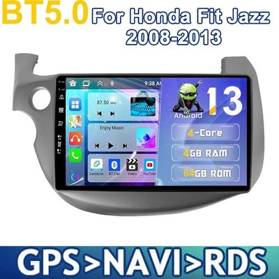 CarPlay For Honda Fit Jazz 2009-2013 Android 12 Car Stereo Radio WiFi GPS Navi