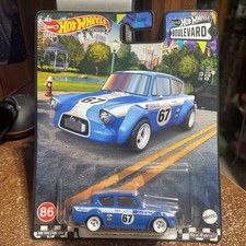 2023 Hot Wheels Premium Boulevard #86 '67 FORD ANGLIA RACER Blue w/Real Riders