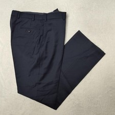 Charles Tyrwhitt Pants Mens 36x34 Blue Dress Wool Classic Straight Suit Slacks