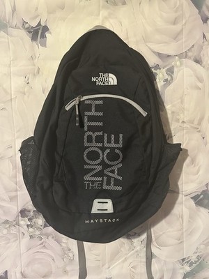 The North Face Haystack Black Laptop Backpack Outdoor Adventure Daypack