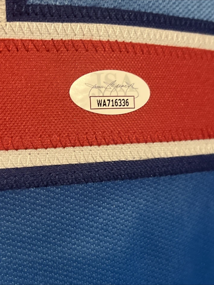 Camiseta deportiva Rangers All Star BUDDY BELL firmada réplica personalizada Texas AUTO - JSA Foto 2 de 2