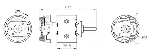 Ventola abitacolo MS8783 AVA QUALITY COOLING - Immagine 3