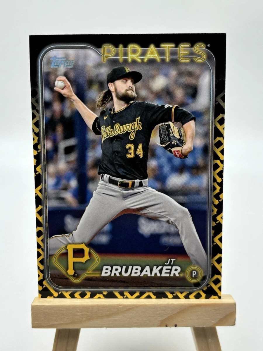 Carte Topps 2024 – JT Brubaker – Golden Mirror Pirates – CGC #635