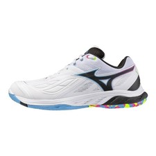 Mizuno Badminton Soes WAVE FANG 2 FIT 71GA231245 White/Blue E 2025AW