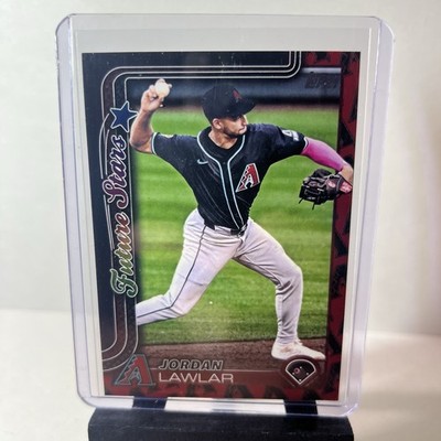 2025 Topps Series 2 Jordan Lawlar Future Stars Team Color Border Diamondback 452
