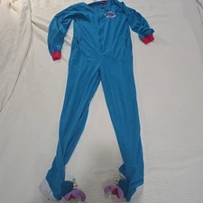 Muppets Great Gonzo Pajama One-piece Medium Fleece Zip Footed Costume Sleeper