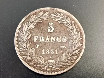 France Louis-Philippe Ier 5 Francs 1831 T (Nantes) - Photo 1/3