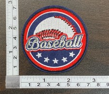BASEBALL Embroidered Iron On Patch