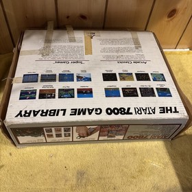 Vintage Atari 7800 PoSystem Video Game System. From estate Untested - Clean