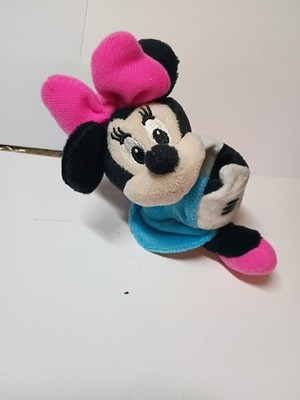 Disney Minnie Mouse Cutie Cuff Mini Plush Slap Bracelet Wristband