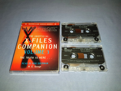 N.E. GENGE THE UNOFFICIAL X-FILES COMPANION VOLUME 3 CASSETTE AUDIO BOOK