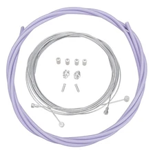 Bicycle Brake Cable Kit for Drop Bar Road - LAVENDER