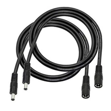 DC Power Extension Cable，DC 5.5mm x 2.1mm Male to Female Power Adapter 