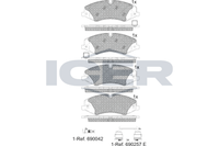 Bremsbelagsatz Vorne Lucas-Trw-System FüR Land Rover Defender Ab 09-> LR-101981