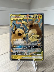 Raichu & Alolan Raichu GX 54/236 World Championship Decks 2019 Ultra Rare