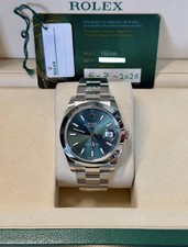 Rolex Datejust 126300 Silver Oyster Bracelet with Silver Bezel