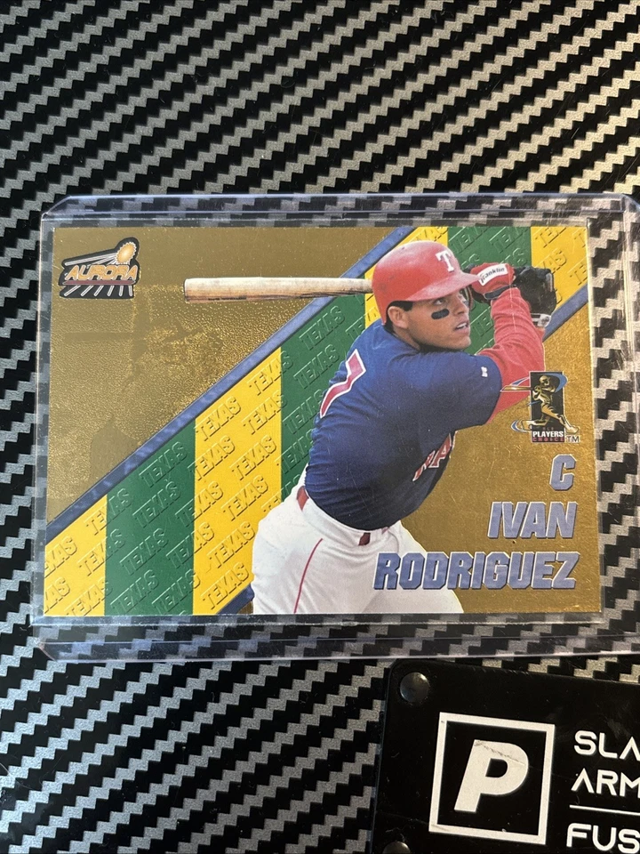 1998 Pacific Aurora - Pennant Fever Ivan Rodriguez #7 - Image 2 of 3