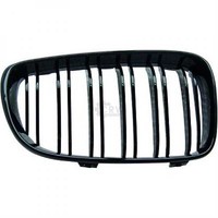 KüHlergrill KüHlergitter Schwarz GläNzend FüR Bmw 1Er E87 E81