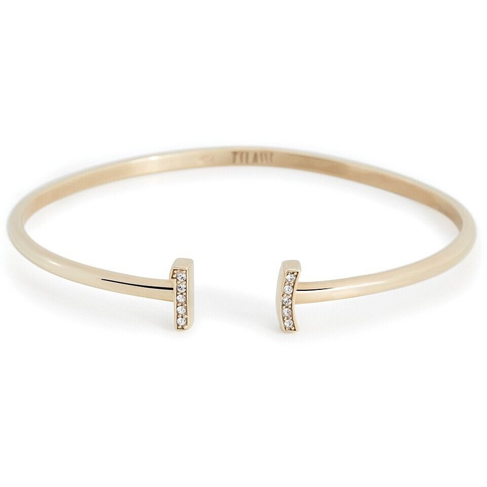 ALVIERO MARTINI 1a Classe Womens Rigid Bracelet ST993 Sterling 925% Golden