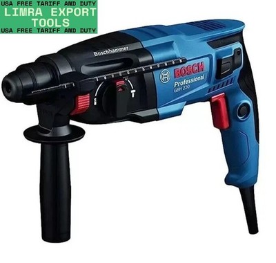 Bosch GBH 220 Corded Electric Rotary Hammer with SDS Plus, 720W, Free fast ship