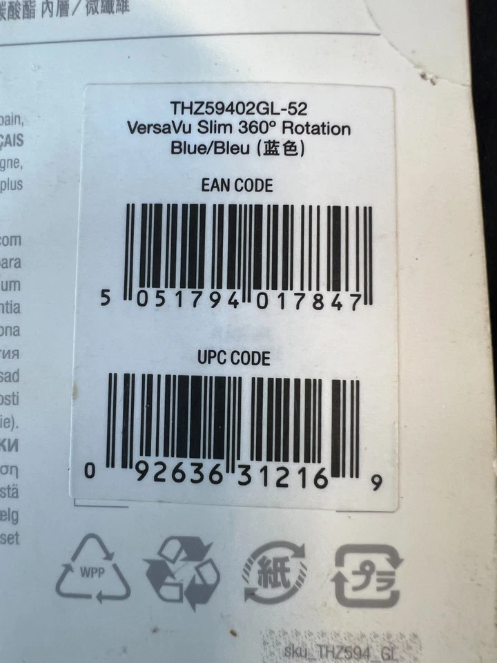 Targus VersaVu Slim iPad Mini 4, 3, 2 & 1 Premium 360 Degree Case Blue - Image 3 of 4