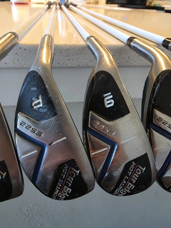 Tour Edge Hot Launch E522 Iron-Wood Set 6,7,9,P,A Fubuki 55R Graphite Left Hand - Image 4 of 4