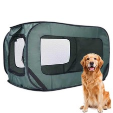 36 Inch Foldable Dog Kennel Pop Up Waterproof Travel Crate Indoor Outdoor
