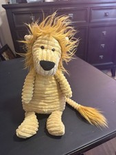 JELLYCAT London Tan Stuffed Animal Cordy Roy LION Corduroy Plush 15" Toy