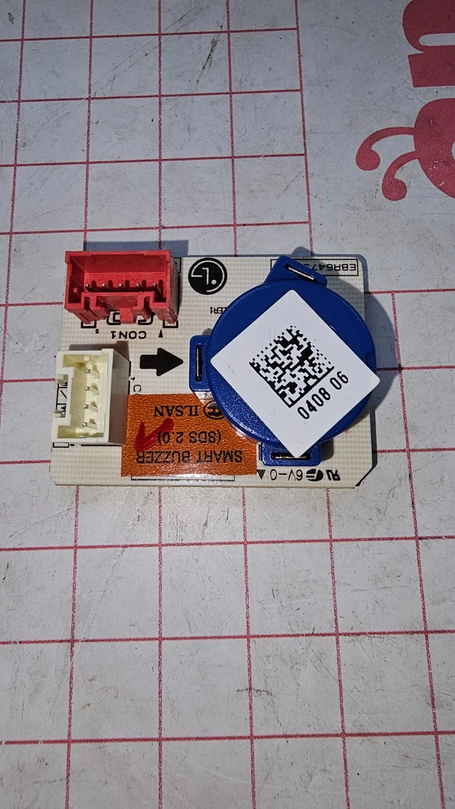 Refrigerator Smart Buzzer EBR64730408
Opens in a new window or tab