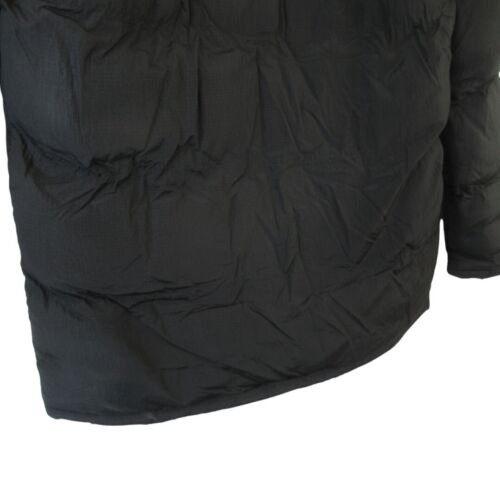 Sik Silk Coat Size Medium Black Polyamide Men's Logo Classic Hooded Preloved - Picture 16 of 24