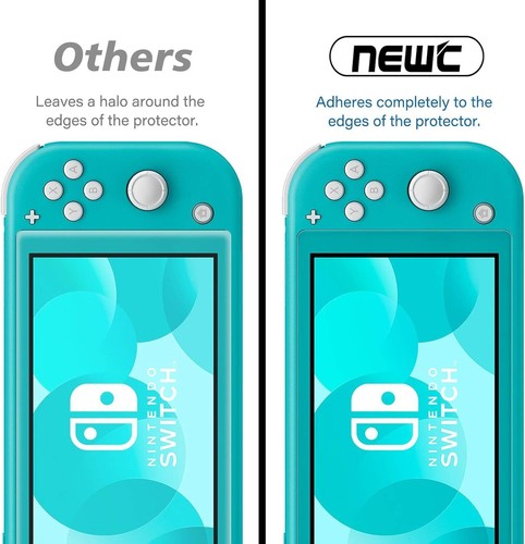 NEW'C Lot de 2 Verre Trempé pour Nintendo Switch lite Film Protection écran e... - Photo 3/8