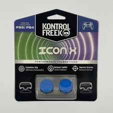 KontrolFreek Icon X Blue Performance Thumbsticks for PS4/PS5