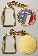 🔴ITALIA Federación Italiana de Fútbol - Llavero hecho por Bertoni Milano🔴