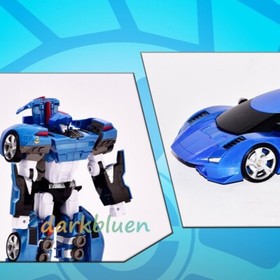 Tobot V GD CAPTAIN ZACK Sports Car  Transforming Robot Vehicle Action Toy 7.9"