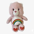 New ListingCare Bears 8" Cheer Bear Baby Plush Pink Rainbow Rattle Stuffed Animal Toy
