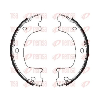 Jeu De Mâchoires De Frein De Stationnement Pour Mercedes Classe A A 180 CDI - TRW GS8481