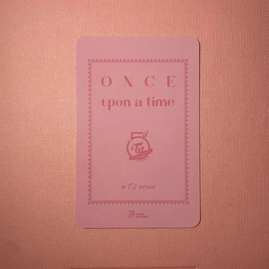 TWICE ONCE UPON A TIME Japan Debut 5th Anniversary Sana Official Photocard